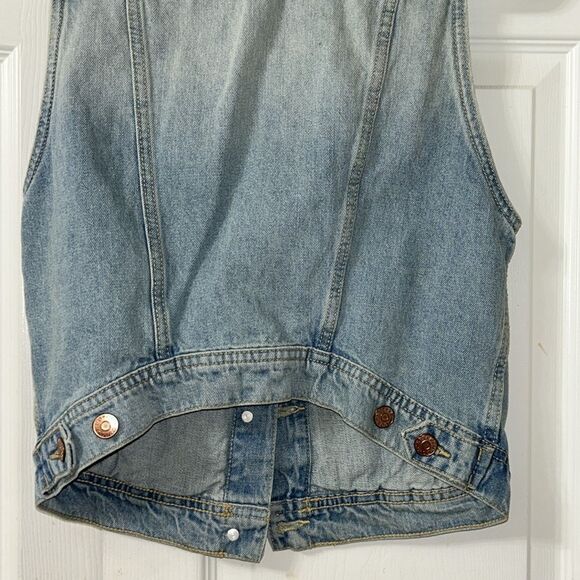 H&M Blue Jeans Denim Vest(Size 8) - Picture 4 of 8